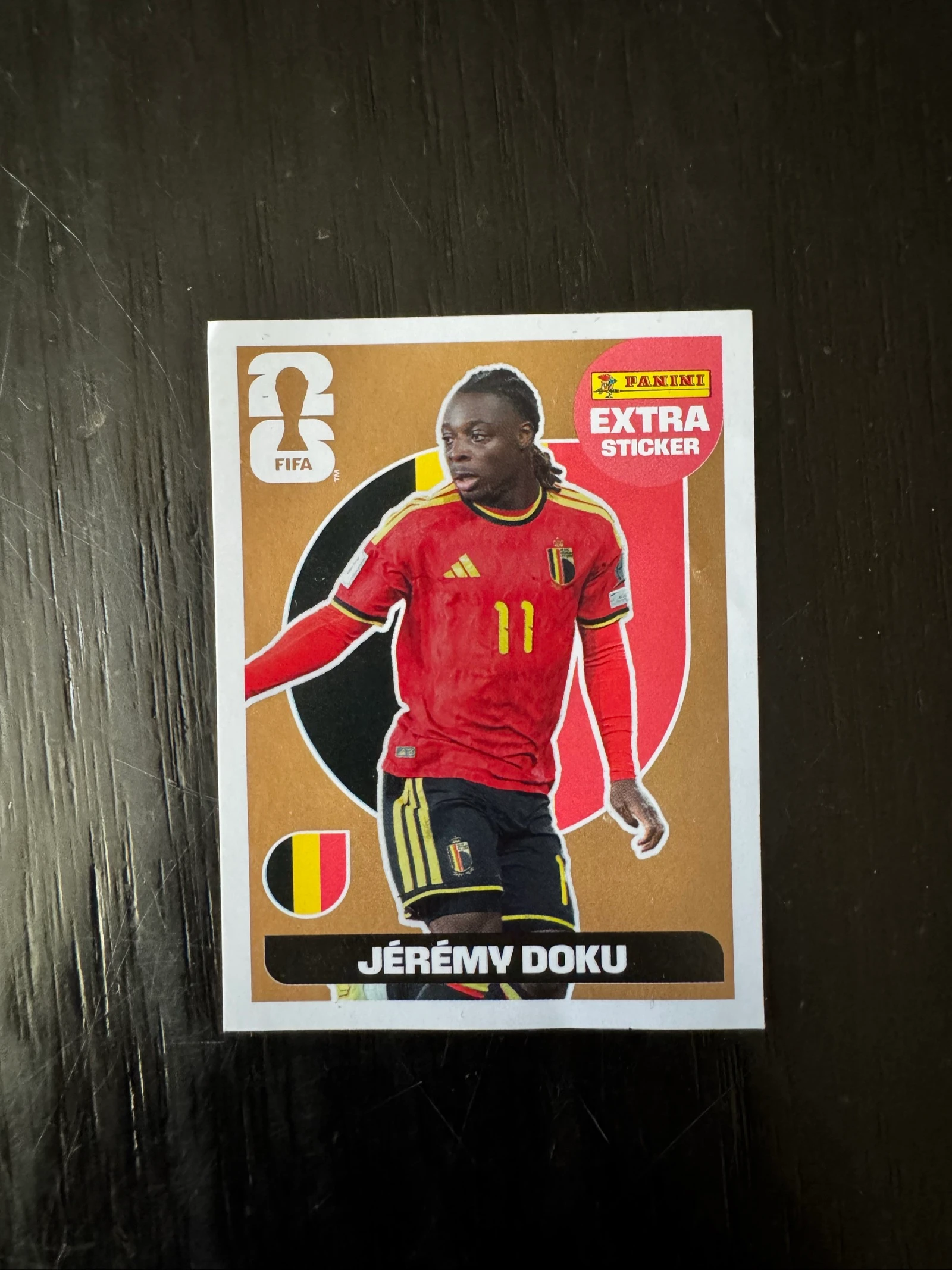 Cromo Jeremy Doku Panini Mundial 2026